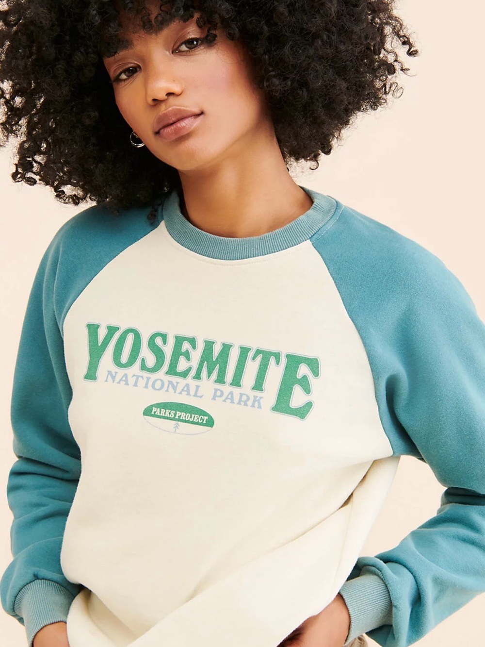 Free People Parks Project Yosemite Greatest Hits Raglan Sweatshirt